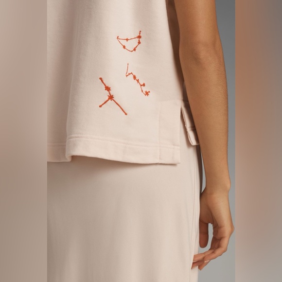 By Anthropologie Embroidered Côte d'Azur Top - Picture 5 of 9